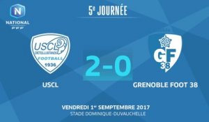 J5 : US Créteil Lusitanos - Grenoble Foot 38 (2-0), le résumé