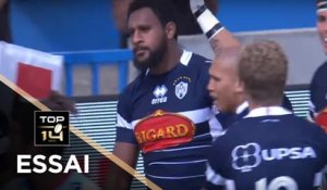 TOP 14 - Essai George TISLEY (SUA) - Agen - Racing 92 - J2 - Saison 2017/2018