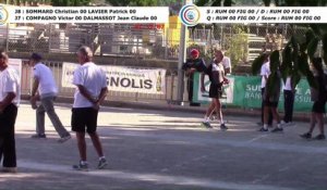 Demi-finales, France Quadrette Vétérans et troisième tour France AS 3 et 4,  Nyons 2017