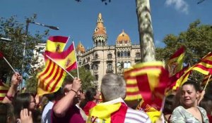 Barcelone: manifestation de masse contre l'indépendance