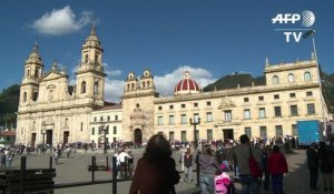 Bogota se prépare à recevoir le pape François