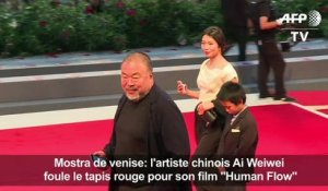 Mostra de Venise: Ai Weiwei foule le tapis rouge