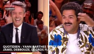 Quotidien : Yann Barthès essaye de clasher Jamel Debbouze, le flop ! (Vidéo)