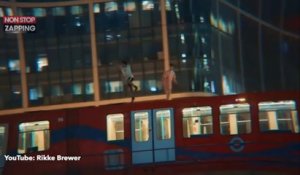 Londres : deux youtubeurs sautent du toit d'un métro dans une rivière (vidéo)