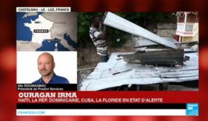 Ouragan Irma : "Haïti n''est pas sur la trajectoire de l''oeil du cyclone"