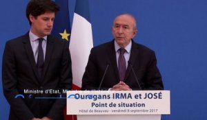 Ouragan Irma : conférence de presse du 8 septembre 2017