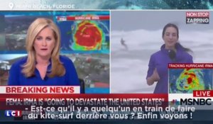 Ouragan Irma : Des inconscients affrontent le cyclone, les images buzz (Vidéos)