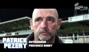 Bourgoin / Provence Rugby : la réaction de Patrick Pezery