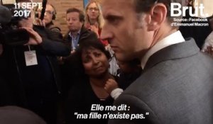 Emmanuel Macron face à la détresse d'une mère d'enfant apatride