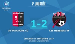 J7 : US Boulogne CO - Les Herbiers VF (1-2), le résumé
