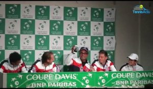 Coupe Davis - Quand Gael Monfils appelle Yannick Noah pendant sa conférence de presse