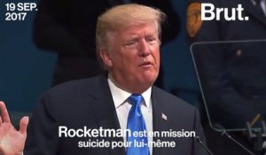 "Rocketman", le petit surnom de Trump pour Kim Jong-un