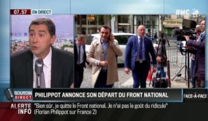 Brunet & Neumann : Florian Philippot annonce son départ du Front National - 21/09