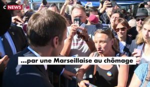 Une Marseillaise interpelle Emmanuel Macron: "Oui ça a été voté avant, mais vous êtes président aujourd'hui et c'est à v