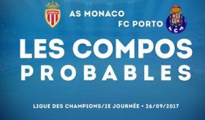 Les compos probables de Monaco - FC Porto
