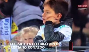 Cristiano Ronaldo : Une petite fille imite sa célébration et fait le buzz (Vidéo)
