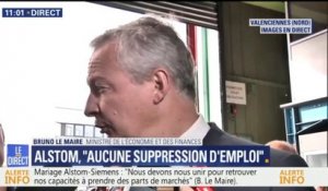 Alstom-Siemens: Le Maire promet qu’’il n’y aura aucune suppression d’emploi en France