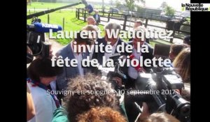 VIDEO. Laurent Wauquiez invité à la Fête de la violette en Sologne