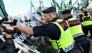 Un défilé néonazi dispersé à Göteborg