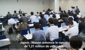 Nissan annonce le rappel de 1,21 million de véhicules au Japon