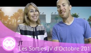 JT - Les Sorties Jeux Vidéo en Octobre 2017 sur PC, PS4, One et Switch