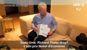 Richard Thaler réagit à son prix Nobel d'économie