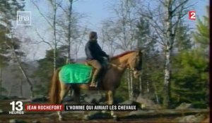 Jean Rochefort, l'amoureux des chevaux