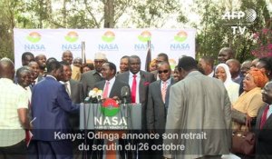 Kenya: Odinga annonce son retrait du scrutin du 26 octobre