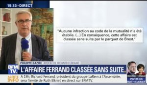 Affaire des Mutuelles de Bretagne: Ferrand "satisfait" du classement sans suite, dit son avocat