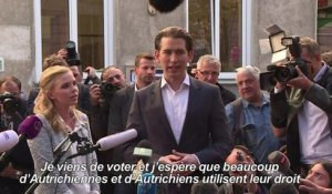 Autriche: le parti de Sebastian Kurz remporte les législatives