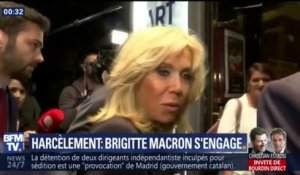 L'oeil de @salhiabrakhlia : Brigitte Macron au théâtre pour protester contre les violences sexuelles