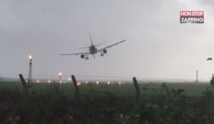 Ouragan Ophélia : Un homme craint pour la vie de ses parents en voyant leur avion atterrir (Vidéo)