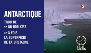 Antarctique : découverte d'un trou grand comme l'Autriche