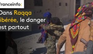 Dans Raqqa libérée, le danger est partout