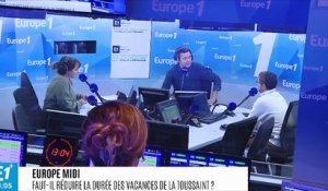 Les vacances de la Toussaint démarrent vendredi pour deux semaines. Pour Jean-Michel Blanquer, le ministre de l'Éducation, ces vacances sont trop longues.