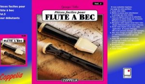 Partitions - Pièces faciles pour flûte à bec Vol.3 pour débutants