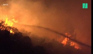 En Corse, le panache de fumée des incendies en Balagne est visible depuis l'espace