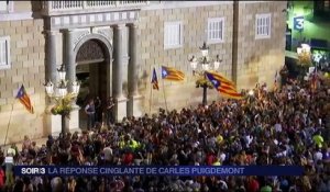 Catalogne : la réponse cinglante de Carles Puigdemont