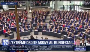 Allemagne : les 92 députés d'extrême droite élus en septembre font leurs premiers pas au Bundestag