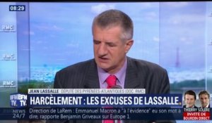 Harcèlement: "J'admets que j'ai pu choquer, pardon", s'excuse Jean Lassalle