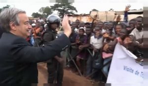 Guterres salue "l'héroïsme" des Casques bleus en Centrafrique