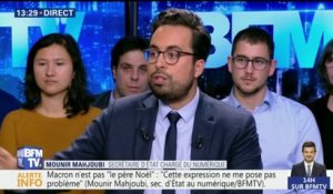 "Le Père Noël, ce sont des fausses promesses", estime Mahjoubi après les propos de Macron