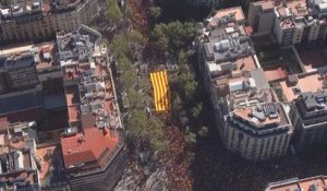 Les partisans d'une Catalogne espagnole dans la rue