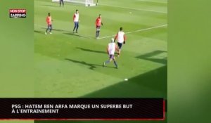PSG : Hatem Ben Arfa met le feu à l'entrainement avec son superbe dribble (vidéo)