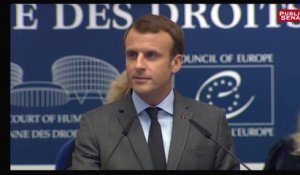 Macron devant la CEDH: « Nous luttons contre le terrorisme islamiste avec détermination et dans le cadre de l’État de droit"