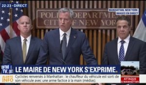 Manhattan: "8 personnes ont perdu la vie", déclare Bill de Blasio, le maire de New York
