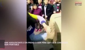 Chine : Une adolescente frappe son père qui lui a confisqué son portable (vidéo)