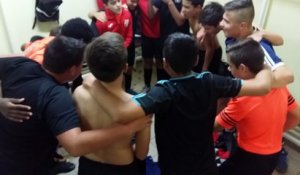 U15: 3ème J: C'est de la folie dans le vestiaire des sudistes.