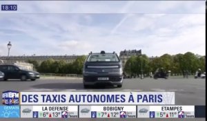 Un taxi autonome et sans chauffeur bientôt dans les rues de Paris