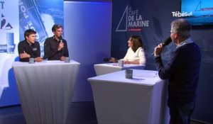 Charlie Dalin, Sébastien Simon. Le "off" du Café de la Marine